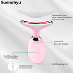 Facial Massager, Portable Face Neck Massager Wand for Skin Care(Light Pink)