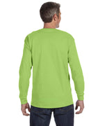 Jerzees Adult 5.6 oz. DRI-POWER ACTIVE Long-Sleeve T-Shirt XL NEON GREEN