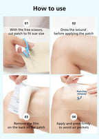 Easyderm Thin Hydrocolloid Large Wound Dressing 4   x4    3Pack (6 Dressings) Waterproof, Latex Free, Highly Absorbent Dressing