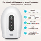 ALLJOY Hand Massager for Arthritis and Carpal Tunnel Relief, Cordless Electric Hand Massager with Heat and Compression for Finge