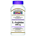 21st Century L-Arginine 1000mg, Maximum Strength 100 ea (Pack of 4)