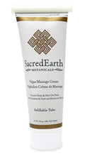 Vegan Massage Cream (8oz Tube) - Unscented, Water Dispersible, Nut Oil Free, Gluten Free and Contains Only Certified Organic Oil