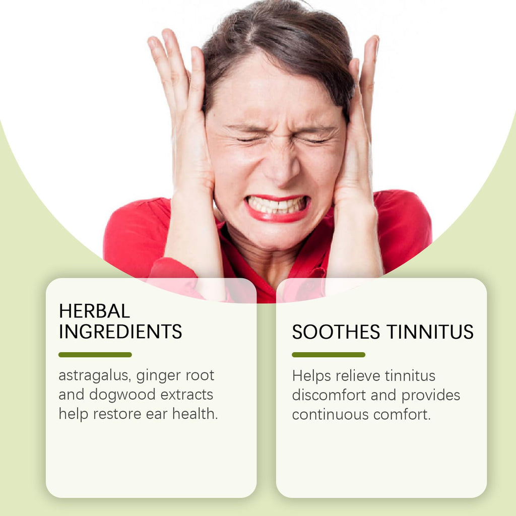 Befada Tinnitus Relief for Ringing Ears - Ear Drops to Reduce Noise, Soothe Clogged Ears and Promote Clear Hearing, Plant-Based