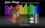 JamPlugs High Fidelity Ear Plugs for Concerts - Comfortable & Reusable (1 Pair)