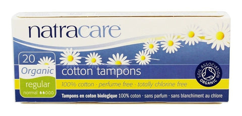 Cotton Tampon without Applicator Regular 20 Ct - 12 Pack
