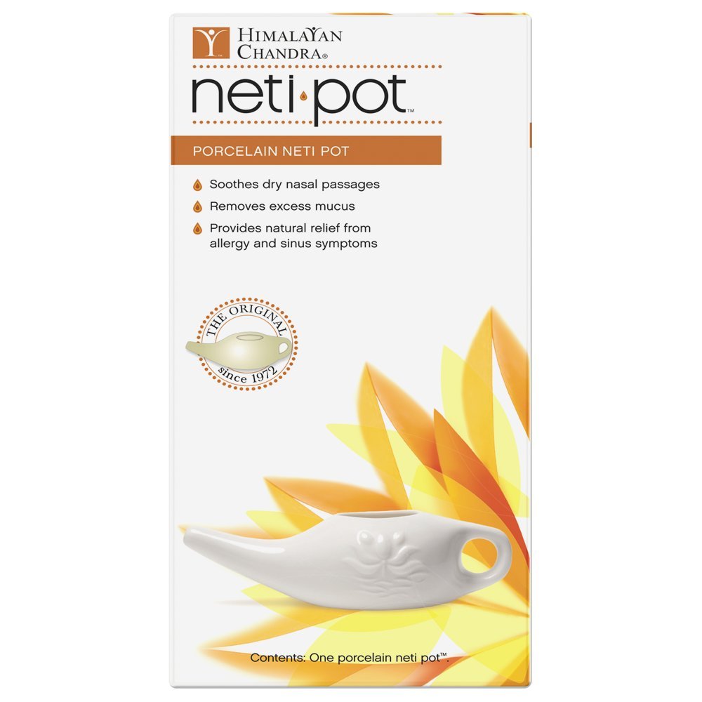 Himalayan Institute Ceramic Neti Pot - Pack of 2