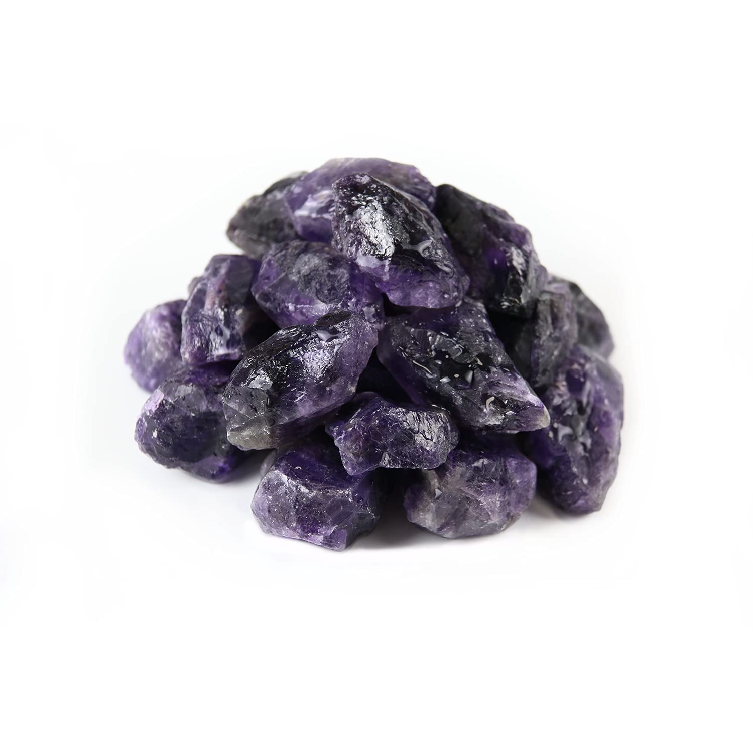 Nvzi Amethyst Crystals, Raw Crystals Bulk, Gem Stones Rocks Crystals, Tumbled Stones and Crystals Bulk, Rock Collection, Chakra