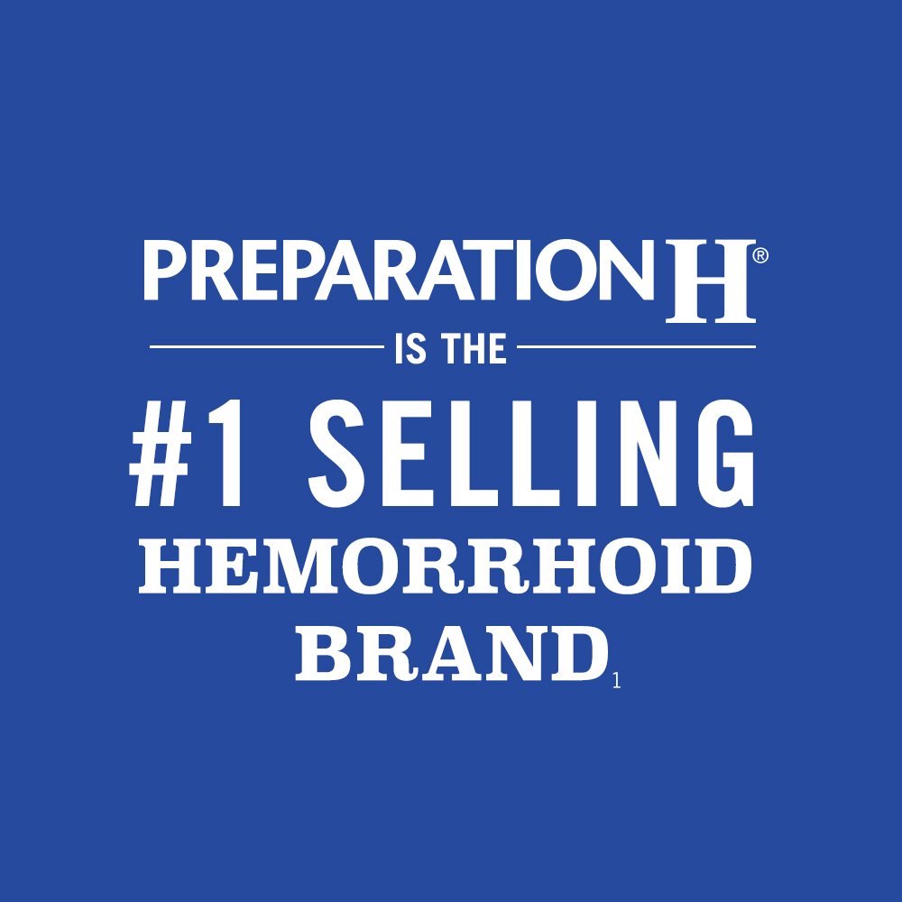 Preparation H (0.9 Ounce, 1 Tube per Box) Hemorrhoid Symptom Treatment Cooling Gel, Fast Discomfort Relief with Vitamin E and Al