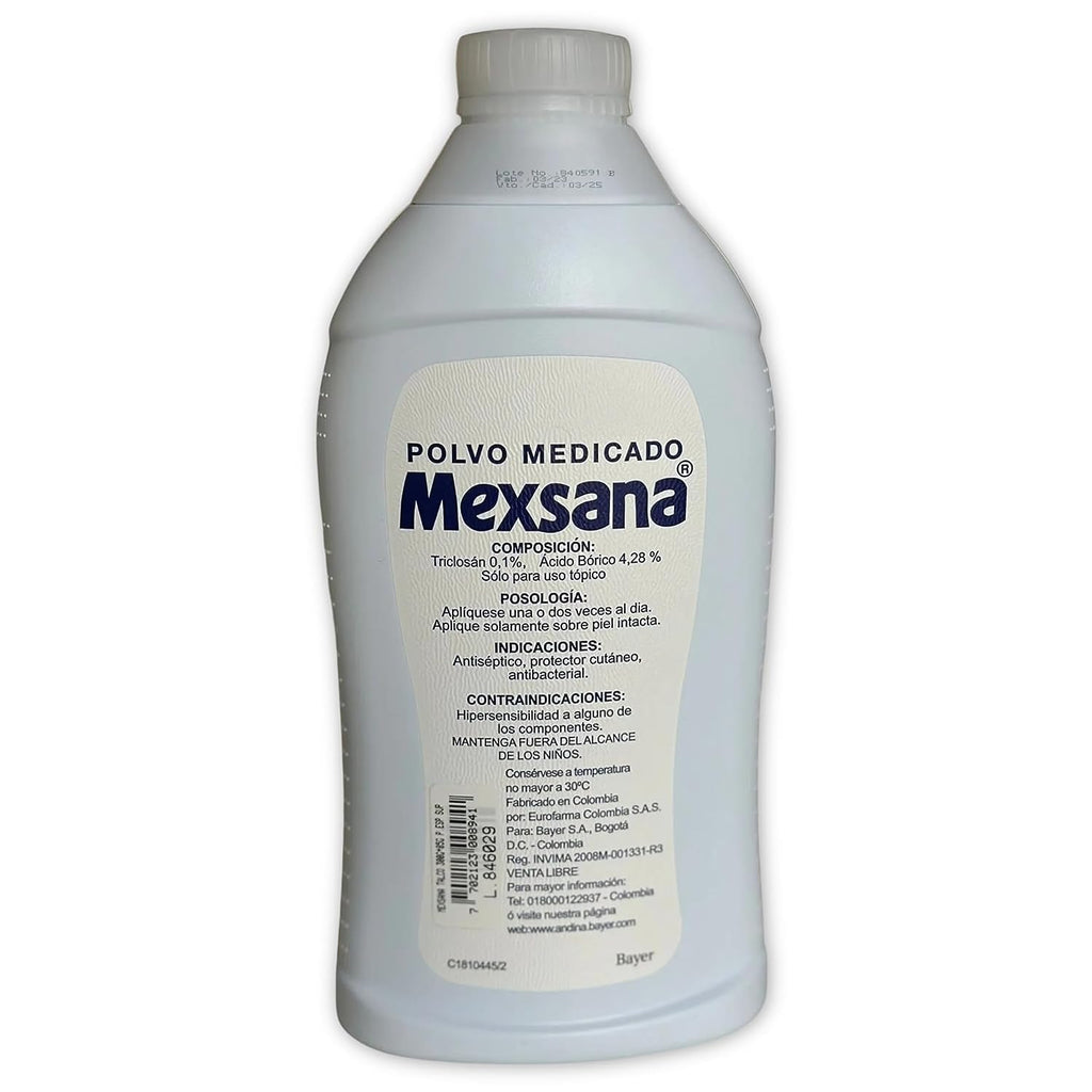 DECA EXPERTS Polvo Mexsana para pies por 300g, Ayuda a Refrescar y Absorber Sudor -Mexsana Foot Powder - Traditional Relief for