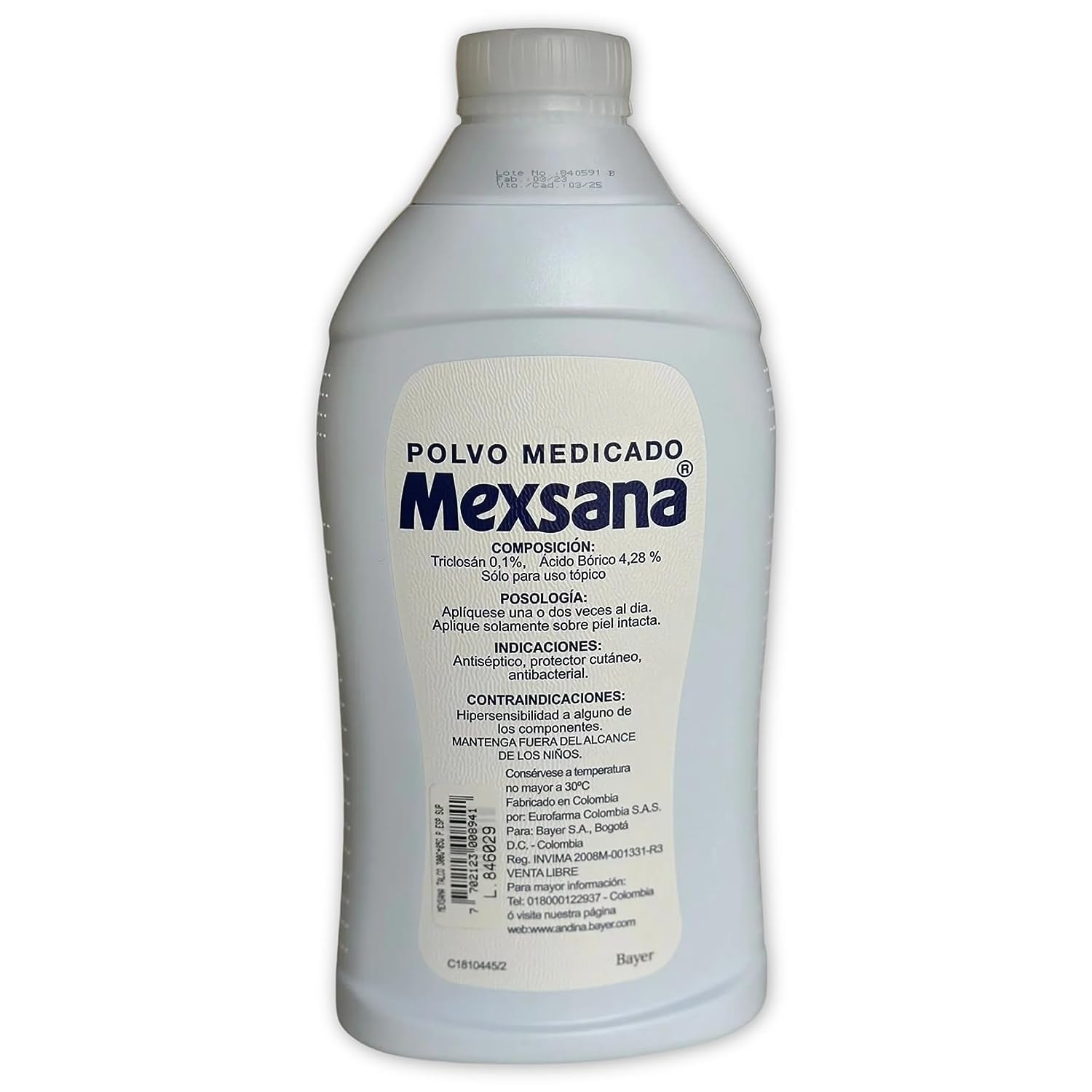DECA EXPERTS Polvo Mexsana para pies por 300g, Ayuda a Refrescar y Absorber Sudor -Mexsana Foot Powder - Traditional Relief for
