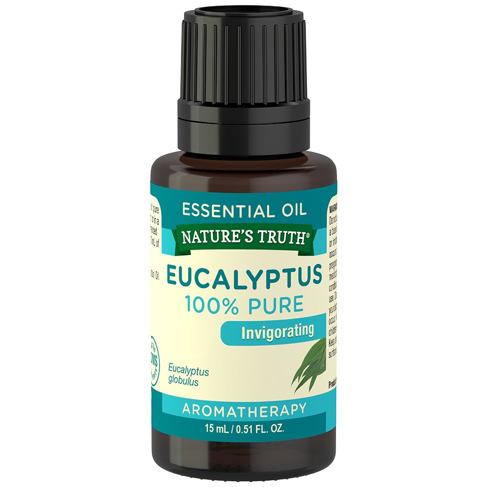 Natures Truth Aromatherapy 100% Pure Essential Oil, Eucalyptus, 0.51 Fluid Ounce