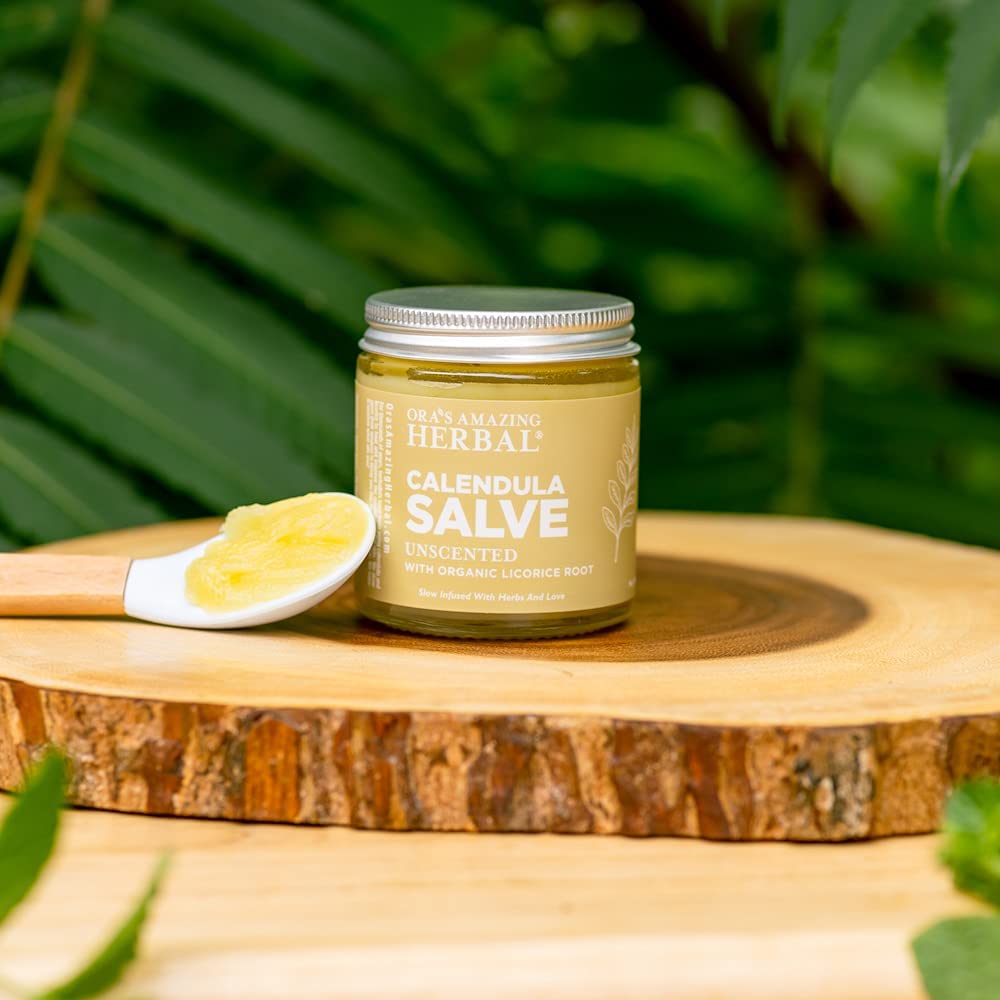 Calendula Salve, Calendula Cream, Drawing Salve, Calendula Ointment, Oras Amazing Herbal, Coconut Free Salve made with Organic