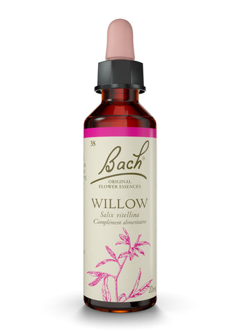 Bach Original Flower Remedies, Willow for Forgiveness, Natural Homeopathic Flower Essence, Holistic Wellness, Vegan, 20mL Droppe