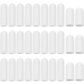 Frienda 30 Pieces Gel Finger Protector Cots Silicone Cover Cap Sleeves for Finger Cracking Trigger Support(White)