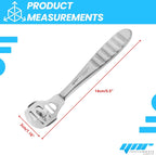 YNR Stainless Steel Foot Scraper & Callus Shaver for Feet, Pedicure Hard Skin Remover Tool with Callus Shaver Blades, Foot File