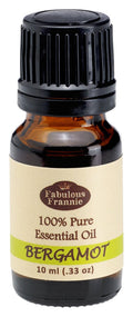 Fabulous Frannie Bergamot 100% Pure, Undiluted Essential Oil Grade - 10 ml (.33oz)