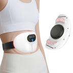 3-in-1 Electric Abdominal Massager with Heating Pad, Stomach Massage for Digestion Support, Hot Stone Heating Pad with Vibration