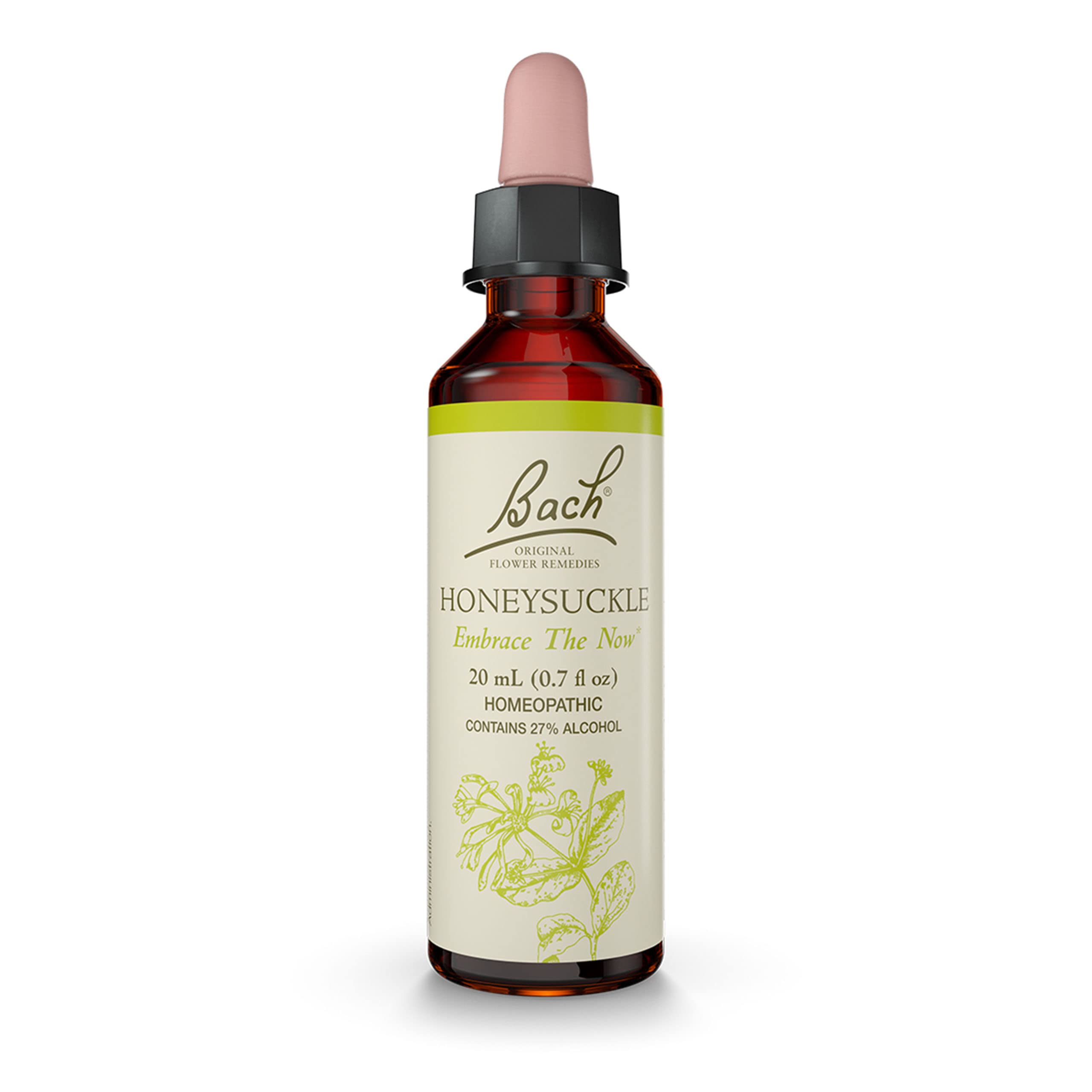 Bach Original Flower Remedies, Honeysuckle for Embracing the Now, Natural Homeopathic Flower Essence, Emotional Wellness and Str