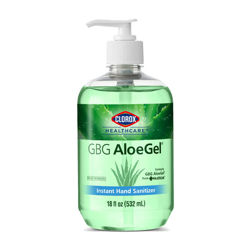 Clorox Healthcare GBG AloeGel Hand Sanitizer Gel 18oz (532ml) Hand Sanitizer Gel | Bleach Free Instant Hand Sanitizer Gel with P