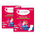 Everteen Sanitary Pads Xxl For Women 80 Pads, Cotton Soft Sanitary Napkin Xxl 320Mm, Extra Long Pad For Heavy Flow, Wider Back C
