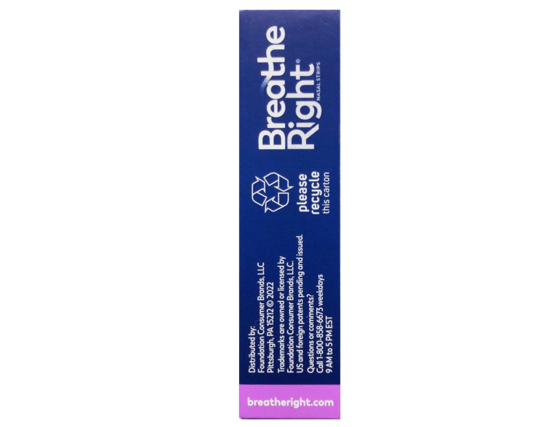 Breathe Right Nasal Strips, Lavender Scent 26 Count (4 Pack)