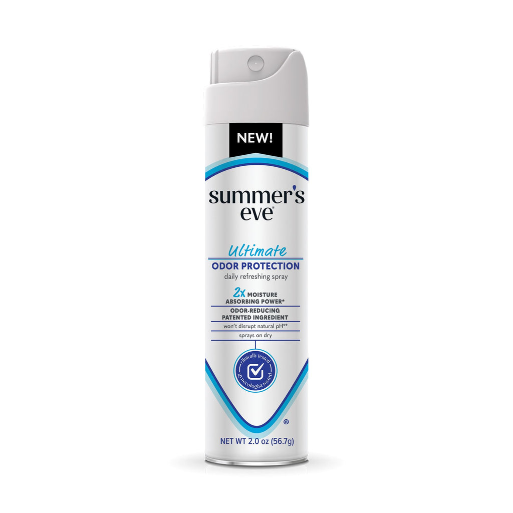 Summer's Eve, Ultimate Odor Control, Feminine Spray for Odor Protection, Talc-Free, Absorbs Moisture, 2 oz