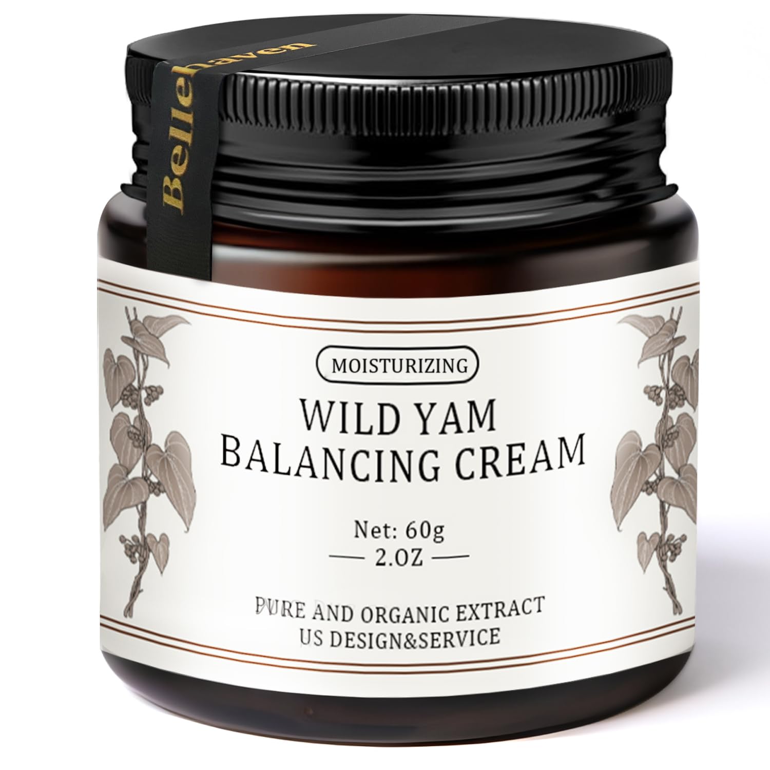 BelleHaven Wild Yam Cream - Formula Enhancement-Plant-Based Body Cream with Natural Ingredients, Lavender Scent, for Daily Skinc