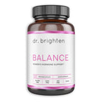 Dr. Brighten Balance - Hormone Balance for Women with Chasteberry and DIM - Targets Hormonal Acne, Period Issues, & PMS - Vegan,