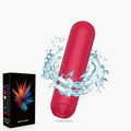 BTHF Personal 10 Modes Handheld Massage Stick Tool Waterproof and Quiet 10 Modes Portable Travel (Red)