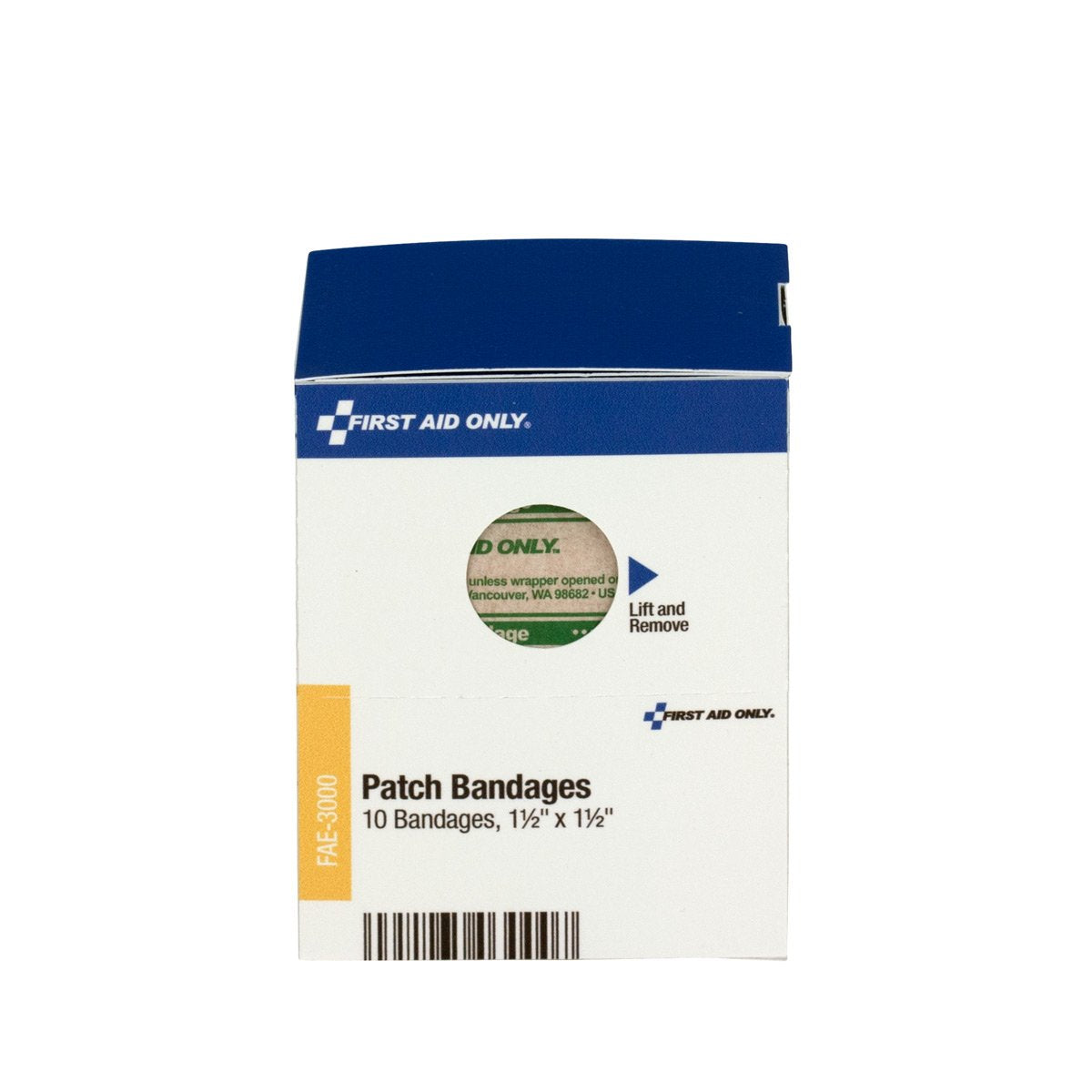 Patch Bandages, 1-1/2 x 1-1/2 , SmartCompliance Refill, 10 Bandages/B
