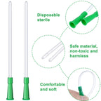 Nuanchu 60 Pieces PVC Replacement Tubings Supplies Tubes Kit Clear Replacements Hose with Flexible Rounded End for Smooth Insert