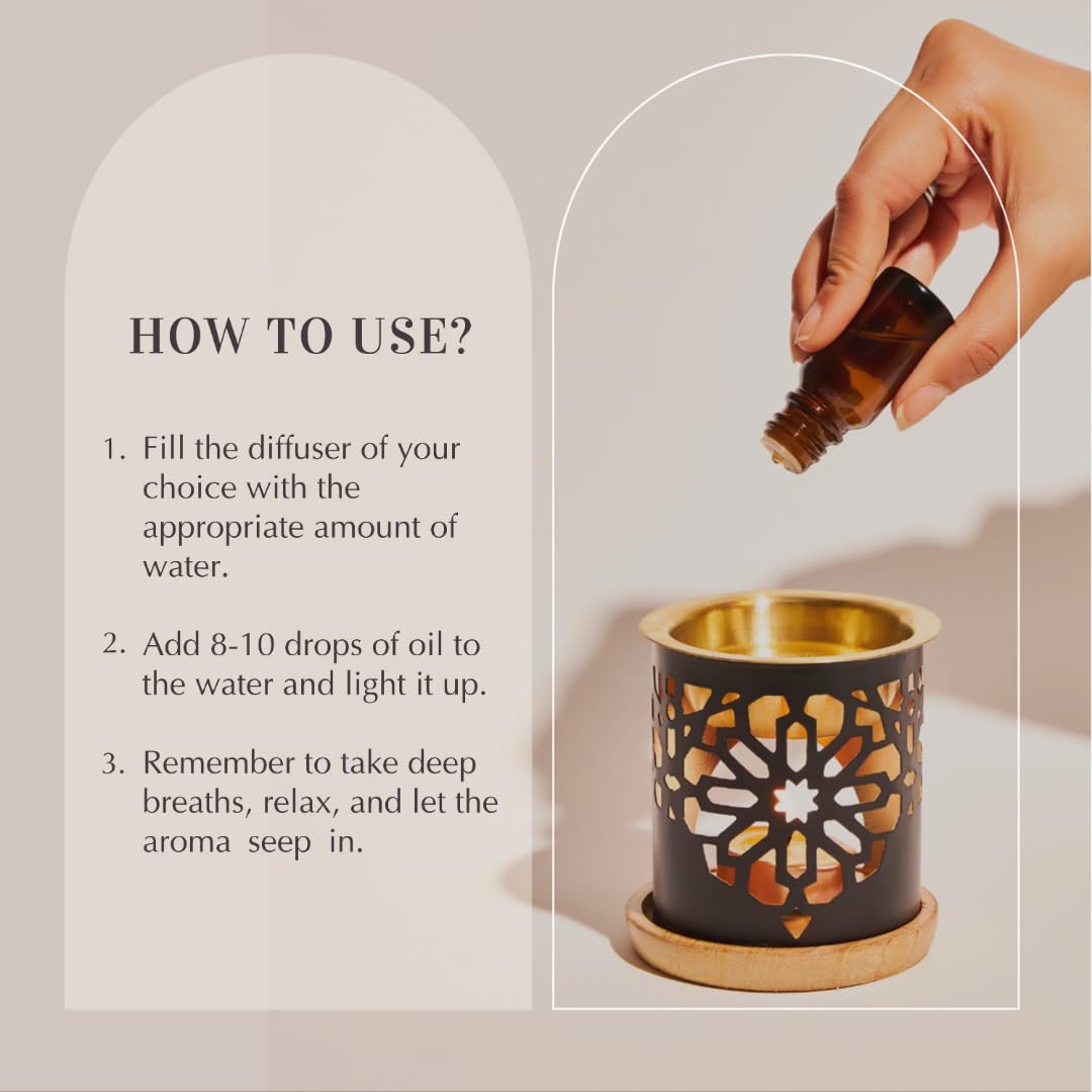 Arabic Oud Diffuser Oil Set, Essential Oils by Dukhni | 3 x 10ml Oudh Oil Gift Set for Diffuser & humidifier | 100% Pure Halal O