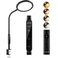 LASTAR LED Desk Lamp with Clamp, Remote Control & Touch, Desk Lamp for Home Office 5 Brightness/4 Colors/4 Timer/Memory/ 360 Fle