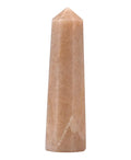 Crystal Heaven Cream Moonstone Crystal Tower Obelisk Point For Chakra, Healing And Balancing  Aaa Grade Original Certified Gems