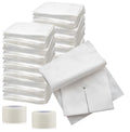 Split Drain Sponge Gauze 2x2 Sterile 6 Ply Pads [Pack of 140] Absorbent Precut 2X2 Non-Woven Slit Bandage for I.V. Tracheostomy 