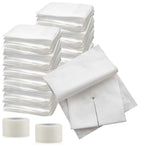 Split Drain Sponge Gauze 2x2 Sterile 6 Ply Pads [Pack of 140] Absorbent Precut 2X2 Non-Woven Slit Bandage for I.V. Tracheostomy 