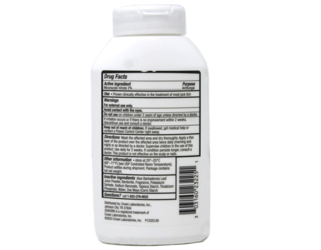 Zeasorb Antifungal Treatment Powder, Jock Itch - 2.5 oz, Pack of 6