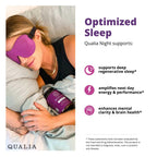 NEUROHACKER COLLECTIVE Qualia Night Sleep Aid | Non-Habit Forming | Science-Backed Supplement for Deep Refreshing Sleep | Melato