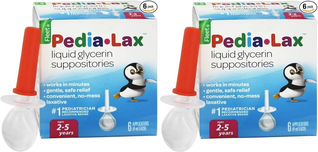 Fleet Pedia-Lax Enema - 2.25 oz - 6 ct (Pack of 2)