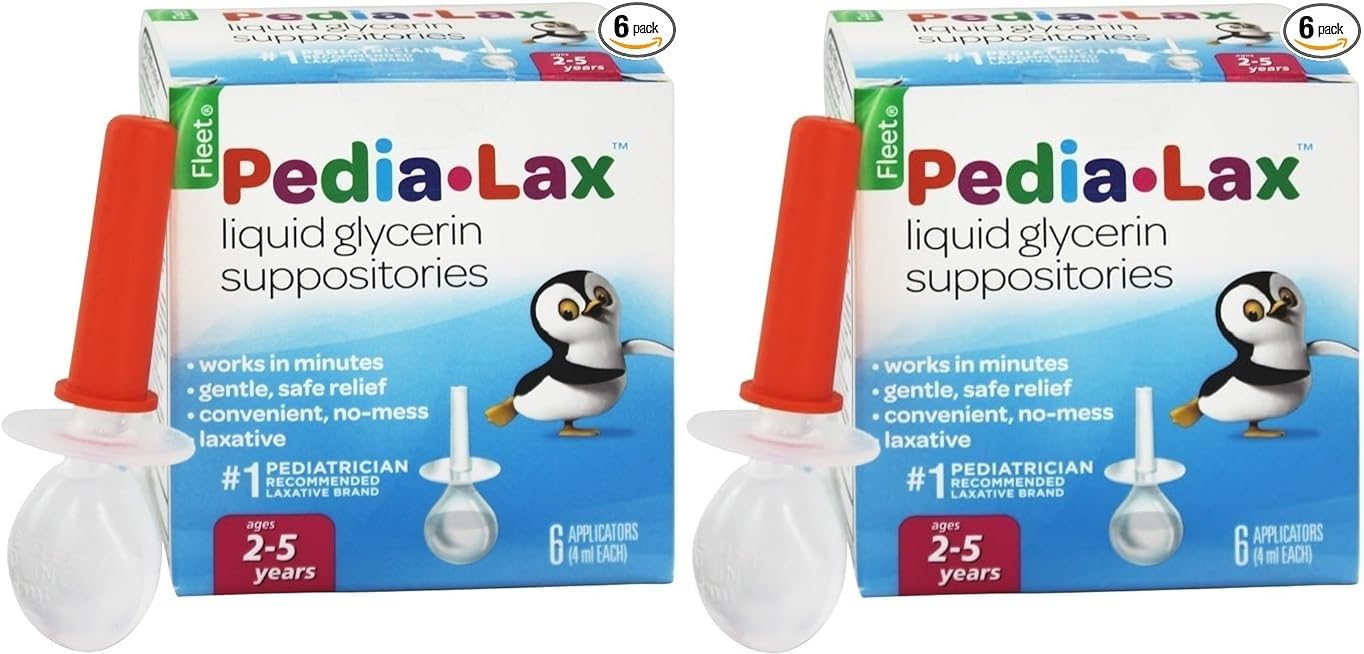 Fleet Pedia-Lax Enema - 2.25 oz - 6 ct (Pack of 2)