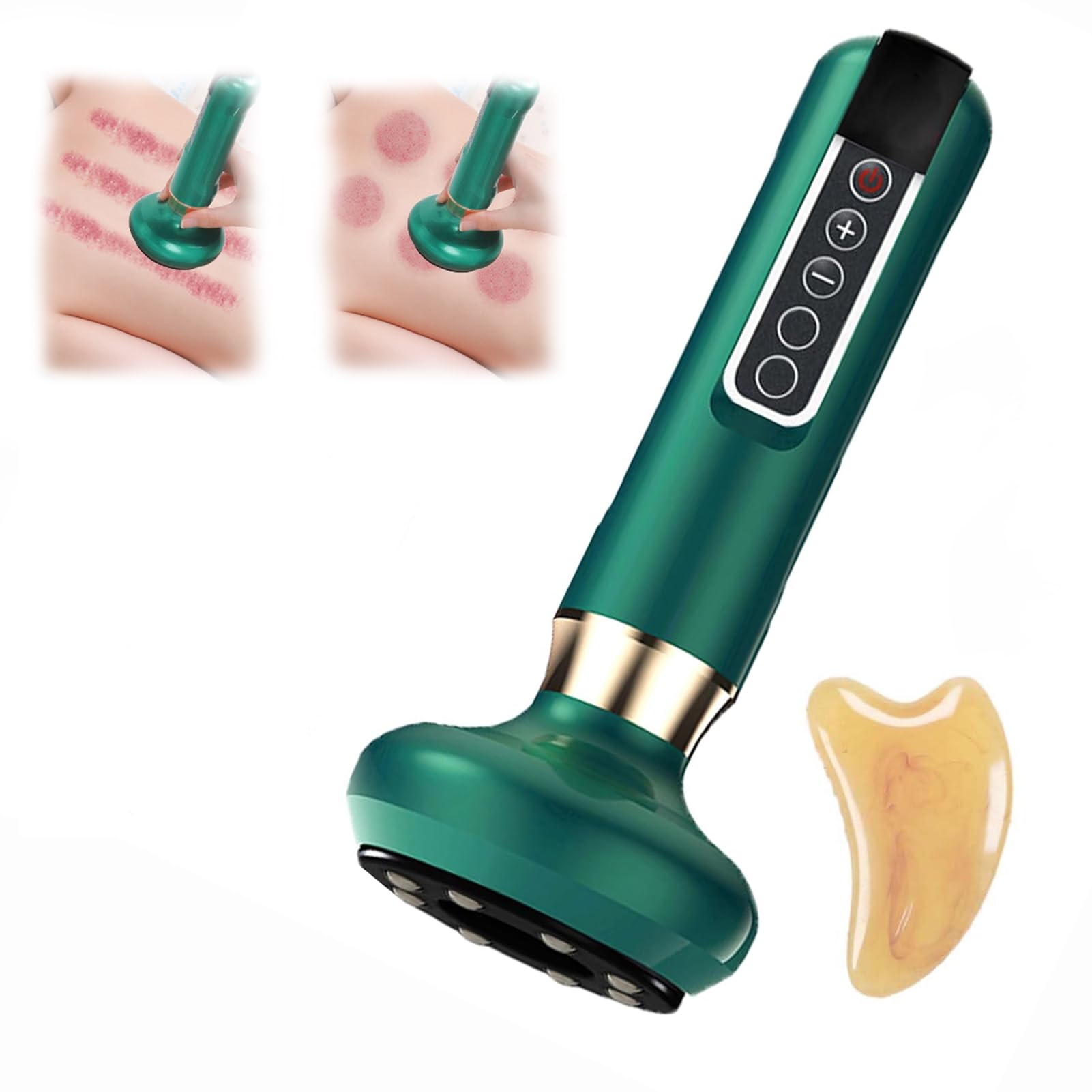 Electric Anti Cellulite Massage Tool, Handheld Cellulite Massager, Suction Massage with 12 Modes, Intelligent Cupping Massager f
