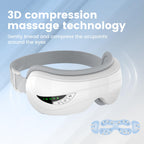 ZHHBLJ Eye Massager with Heat, Heated Eye Mask with Music, Face Massager, Eye Care Gifts for Women and Men, Eye Mask Massage for