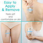 50Pcs Waterproof Shower Protector Bandage 4x4.7 inch for Chest Chemo Port Dialysis Catheter Shower Cover Hemodialysis Surgery In