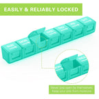 TookMag Monthly Pill Organizer 28 Day Pill Box, Travel Medicine Pill Organizer, Large 4 Weeks 1 Month Pill Cases with Dust-Proof