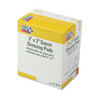 First Aid Only I211 Gauze Dressing Pads 3-Inch x 3-Inch 10/Box