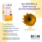 VagiBiom Boric Acid Suppositories with Lactobacillus: Microbiome Flora Balance; Balance and Nourishes Healthy Flora; Paraben-Fre