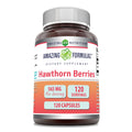 Amazing Formulas Hawthorn Berries Supplement | 565 Mg | Capsules | Non-Gmo | Gluten-Free | Made In Usa (1 Pack | 120 Count)