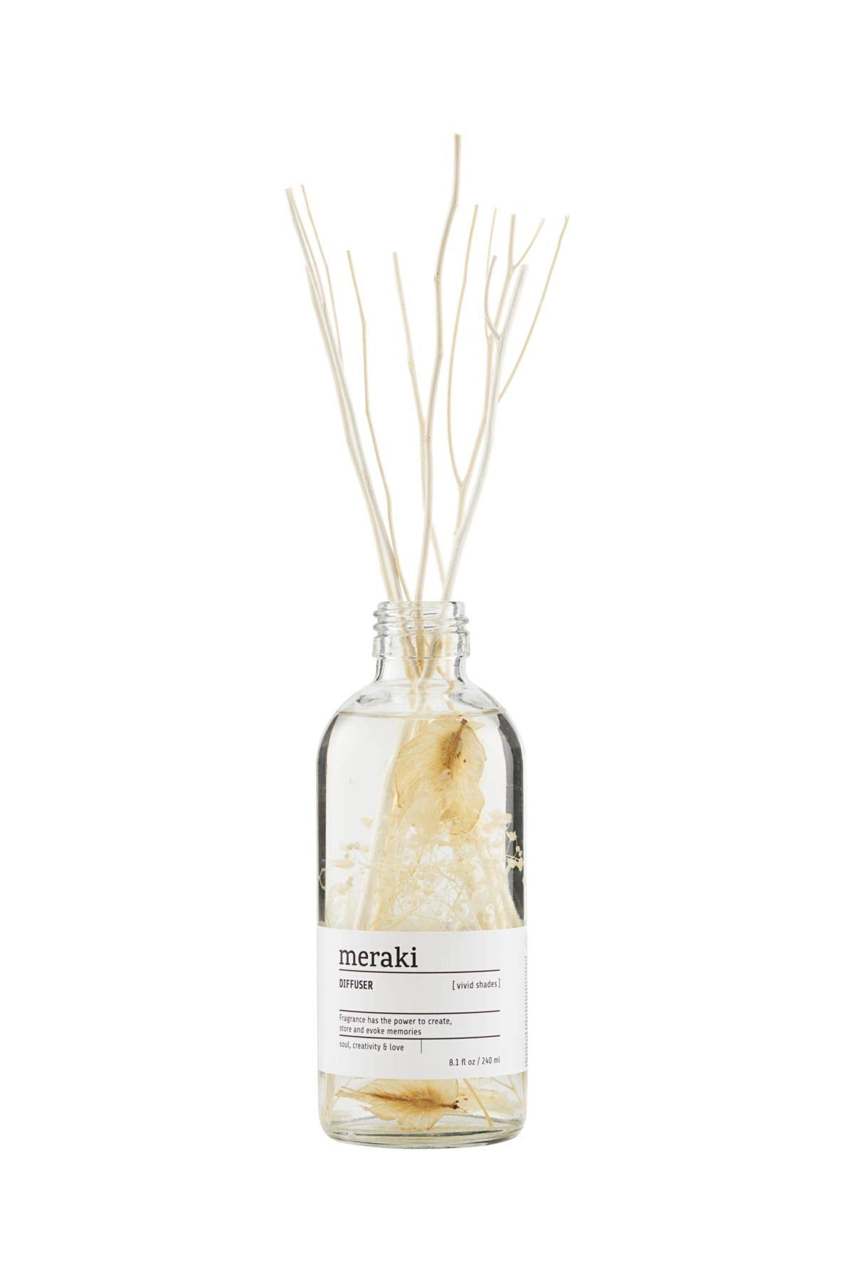 Meraki Diffuser, Vivid Shades, h: 26 cm, Dia: 5.6 cm, 8.12 fl.oz/ 240 ml., 309860031