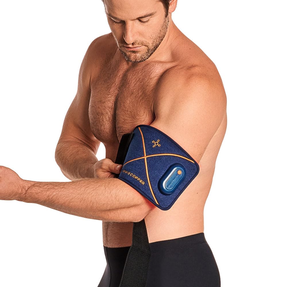 Tommie Copper Infrared Therapy for All-Purpose Use - Unisex Rechargeable Red Light Therapy Support for Muscle Aches and Pain Ass
