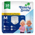 Elderly Smile Adult Diaper Pants Pull Up  Medium (2444 Waist) | Unisex Disposable Adult Incontinence Pants | Breathable, Ant
